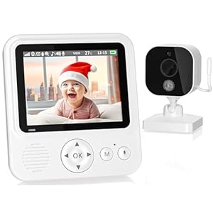 OBVHNUA Babyfoon met camera, 720p I...