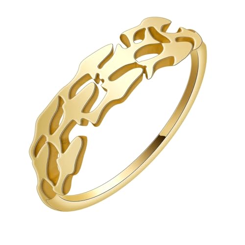 Bague poisson minuscule ajustable et légère pour le confort des femmes