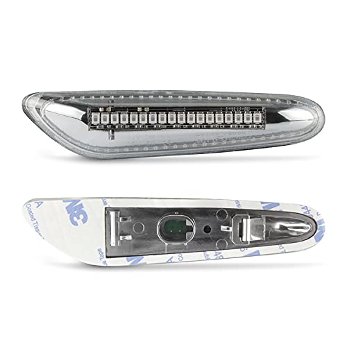 LED Seitenblinker Für BMW E46 E60 E83 - Dynamische Blinker Seitenmarkierungen Bernstein