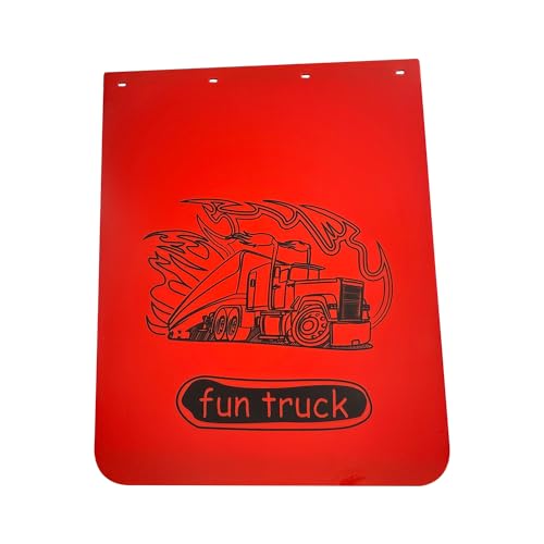 Image of BST BSSP Universal Mud Flaps for Semi Trucks, 24 ''X30'' Straight Heavy-Duty Mud Flap Polymer Semi -Truck Mud Flaps for Freightliner Kenworth Peterbilt International Mud Guards Splash Flaps