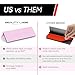 Silk Press Comb - Removable Heat-Resistant Attachment for Silky, Professional Flat Iron Results (Pink)