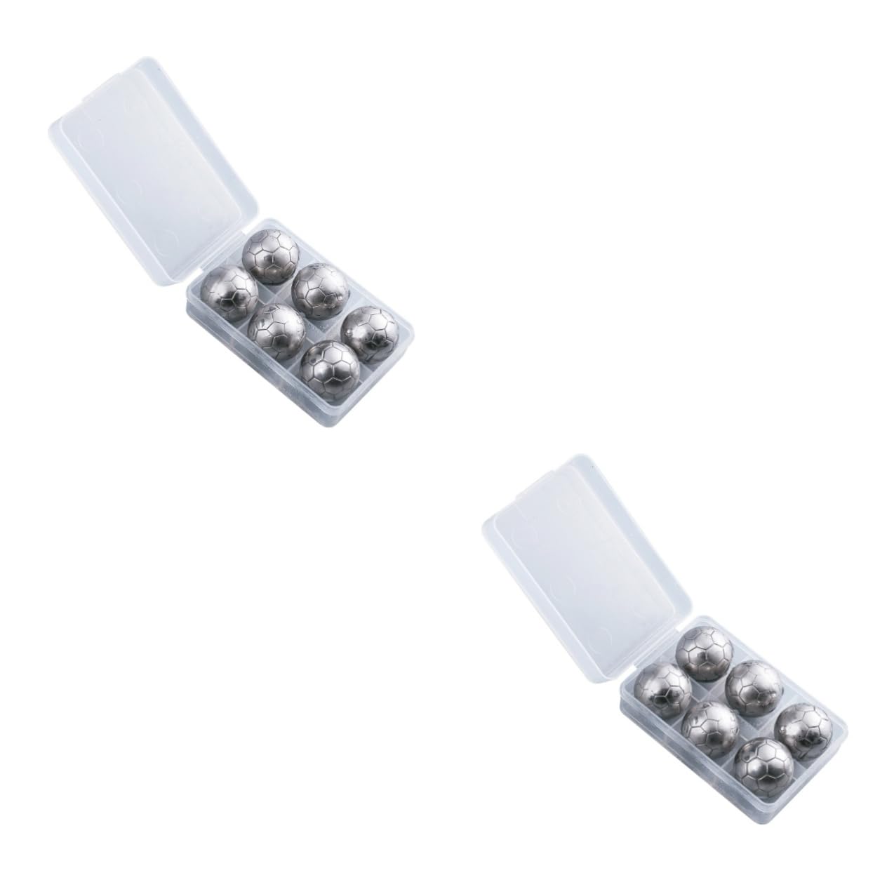 MAGICLULU 2 Juegos De Cubitos De Hielo Reutilizables De Acero Inoxidable Sin Diluir Para Whisky Cócteles Y Vino.