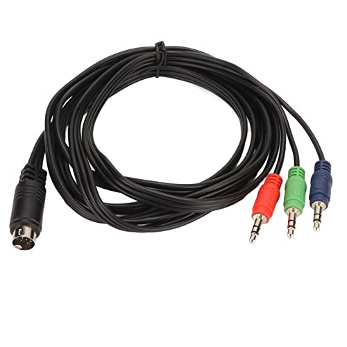 Cable Mini DIN a Jack 3.5mm con 9 Pines y cubierta PVC miniatura 6