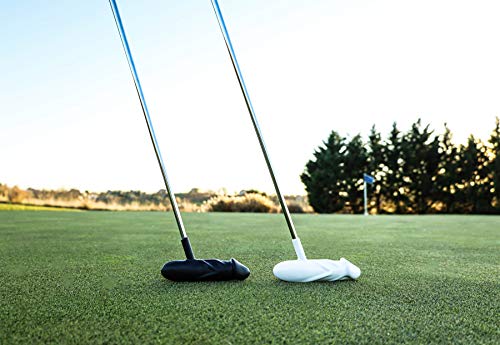 Peter Putter Professional Golf Putter | Premium Aluminum Head with Chrome Stepless Shaft | Stiff Flex Graphite Construction | Available in Classic Black & White | Ergonomic Rubber Grip