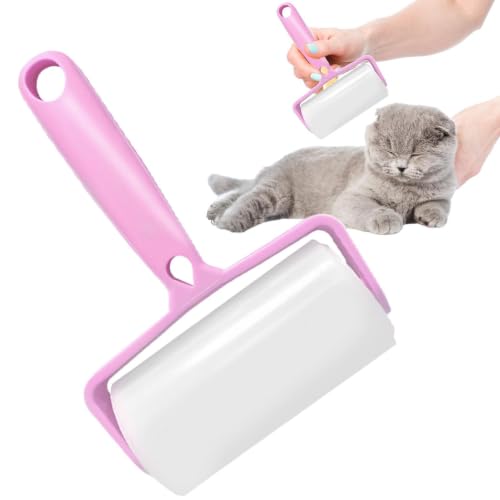 jamgeery Rodillo de Pelusa para Ropa,Rodillo de Pelusa Lavable | de Pelo de Gel Reutilizable removedor de pegajoso | Removedor de Pelo de Gato portátil, eliminación de de