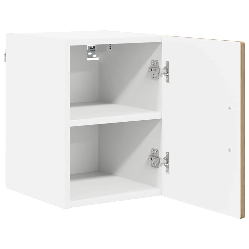 Lucca Artisan - Armadietto da parete in rovere Artisan, 30 x 31 x 40 cm, 1 anta, 2 ripiani, mobile da cucina versatile con spazio per sala da pranzo, dispensa e bar, durevole e facile da pulire