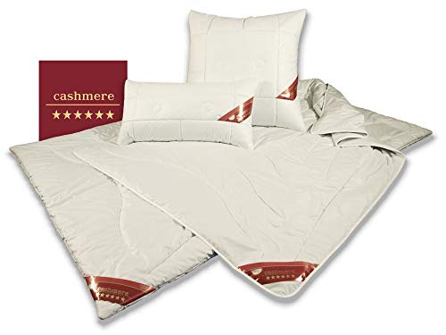 Garanta (33-) Kaschmir Bettdecke 135x200 Steppbett Natur Cashmere Winterbettdecke