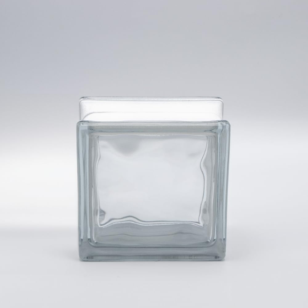 Fuchs Design Blocchi in vetro nuvola trasparente, 14,5 x 14,5 x 8 cm, 10 pezzi