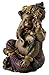 Top Collection Mini Ganesh Statue - Ganesha Lord of Success Sculpture in Premium Cold Cast Bronze with Colored Accents - 2-Inch Collectible New Age Hind God Figurine