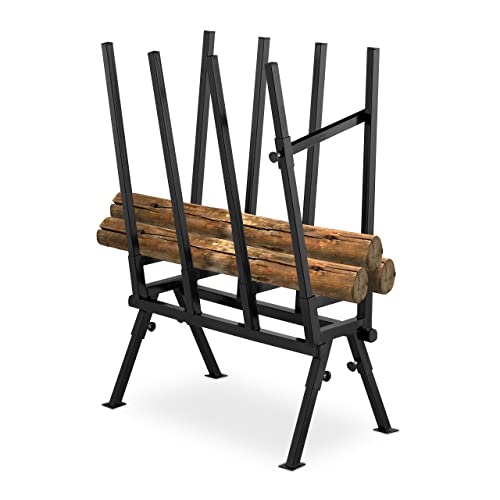 Chevalet de sciage Relaxdays en acier noir supportant 200 kg - 2