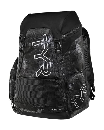 Image of Alliance Backpack TYR Wet /Dry Athletic Gym and Pool Bag for Men and Women - Separate Wet /Dry Compartments, 45L Capacity, Ergonomic, Water-Resistant - Available in Team Colors