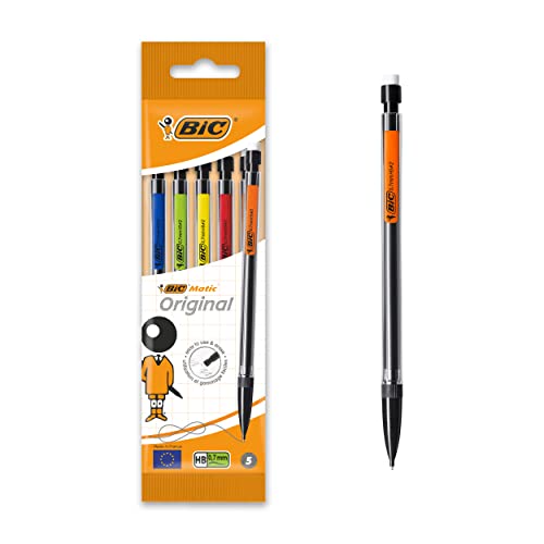 BIC Matic Original Porte-Mines 0,7 mm HB, Facile à utiliser,