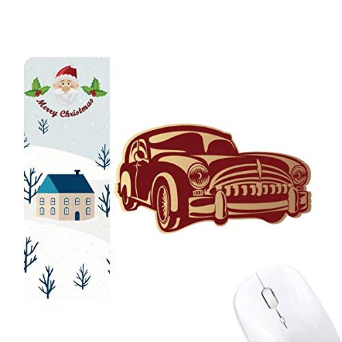Modèle silhouette rouge profond de tapis de souris pour collectionneur