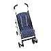 Housse d'été universelle pour chaise de promenade légère Rosy Sources de matelas pour chaise légère et respirante, compatible avec Maclaren, Bugaboo Bee, Cibex etc. 0-bleu