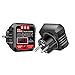 AC28 Socket Detector Universal Battery Tester Checker Test Power Socker LCD Voltage Tester Phase Meter Detector Tool EU Plug - (Black)