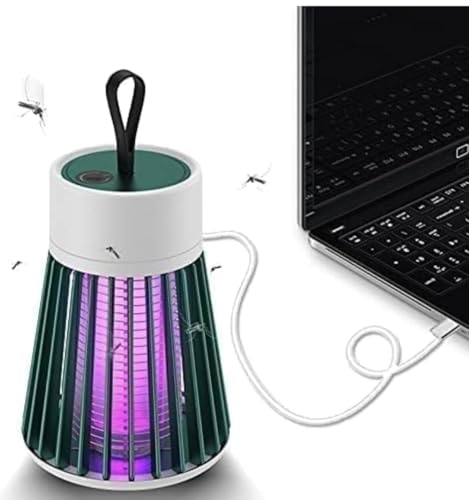 Image of MAKE A WISH Mini Mosquito Killer Bat | USB Rechargeable Electric Fly Swatter & Bug Zapper | Portable Mosquito Trap Light for Indoor & Outdoor Use | Safe & Compact Design,(Multicolor) (MIni MOsq lam)