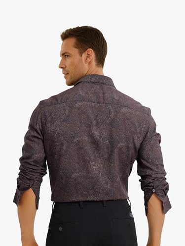 Image of Rare Rabbit Regular fit Geometric Print Shirt