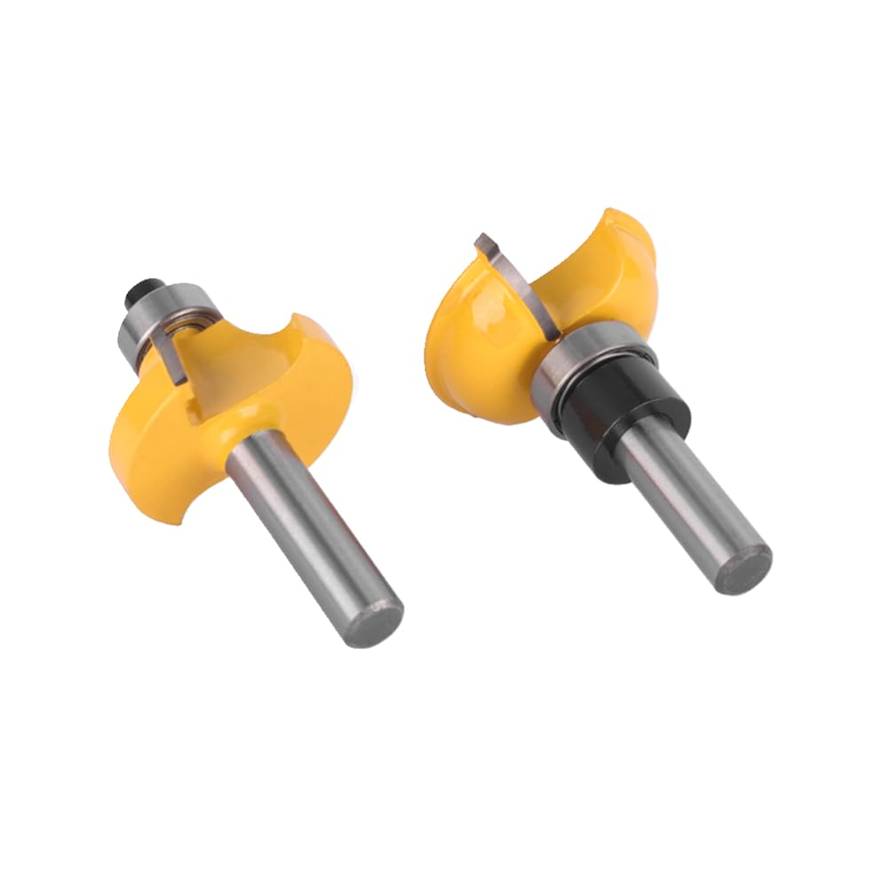 2 szt. 8mm 12mm 12.7mm klasyczny Cove Stile & zestaw szyn Router Bit frez do drewna do drewna Bit frez czołowy frezy trzpieniowe narzędzie(12.7mm shank)