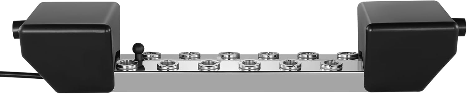 12-Head Stainless Steel Ultrasonic Mist Maker with Adjustable Float