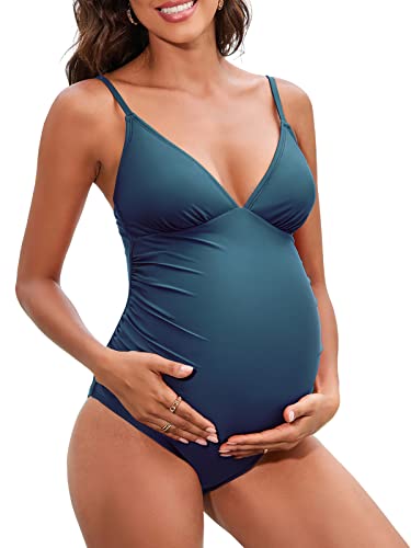 CUPSHE Maternity Swimsuit for Women One Piece...