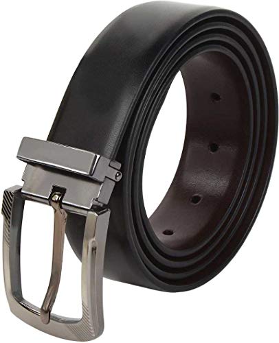Image of Amicraft Men's Combo Pack of Wallet & Belt, Formal & Casual Reversible Belt |Free Size Upto 44 Inches|