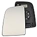 Price comparison product image Passenger left hand side wing door mirror convex glass heated with backing plate