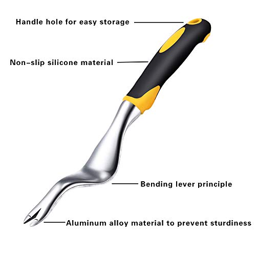 Sufang Gardening Tools Hand Weeder Tool, Manual Weed Puller Bend-Proof Weed Puller Digger Dandelion Remover Tools Garden Tools Weeding Tool For Garden Outdoor Planting Flowers #TOP2