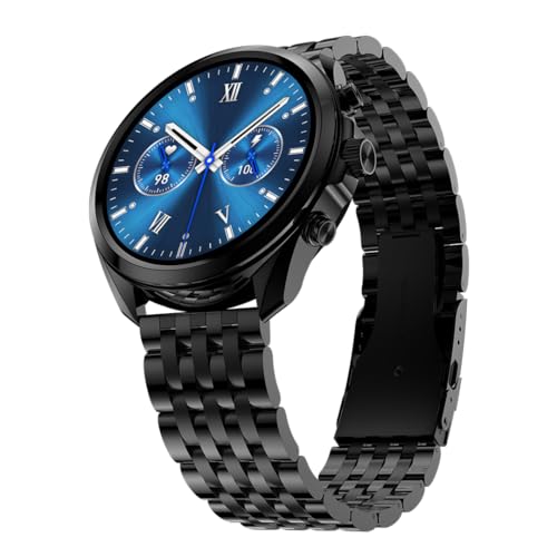Fire-Boltt Diamond Luxury Stainless Steel Smart Watch with 1.43” AMOLED Screen, 466 * 466 px Resolution, 750 NITS Brightness, Bluetooth Calling, 300 Sports Mode, IP67 Rating
