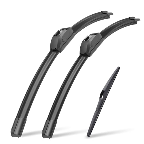 Image of Raidbee Windshield Wiper Blades Replacement for Jeep Grand Cherokee 2011-2013 /Dodge Durango 2011-2013 2014 2015 2016 2017 2018 2019 2020 2021 2022 2023 All-Season OEM Quality 3 Pack 22 inch+21 inch+12 inch