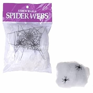 Halloween White Stretchable Web-1PC