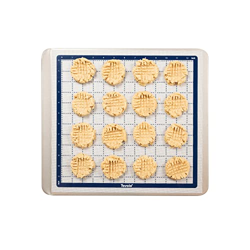 Image of Tovolo Pro-Grade Silicone Cookie Mat W /Grid For Baking, Food And Meal Prep, Cooking And More