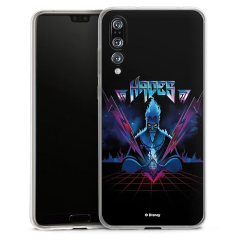 Custodia di silicone compatibile con Huawei P20 Pro Custodia trasparente Cover per smartphone trasparente Disney Cattivo Film