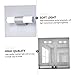 Veemoon Mirror Headlight LED Bathroom Light Bathroom s Mirror Front Lamp Closet Wall Mount Fixture Indoor Dresser Home Lamp Garden ing Tool LED Simple