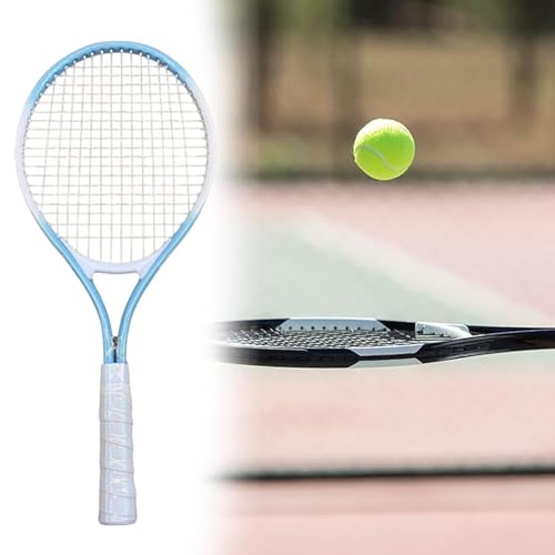 Raqueta de tenis predolo con grip cómodo y cuerdas de nylon miniatura 4