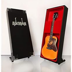 Lester Flat – Guitare acoustique miniature - Les Beatles, Paul McCartney, John Lennon, RIngo Starr, George Harrison