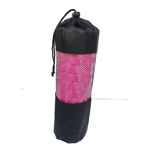 BESPORTBLE 3pcs Multifunction Mesh Drawstring Storage Bags for Sports Camping and Travel Black Breathable Design for Organizing Yoga Gear and Laundry4