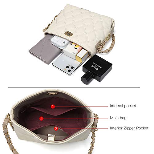 Image of Small Crossbody Bags for Women Purses Fashion Leather Lightweight Handbags Shoulder Bag