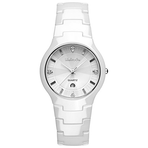 Preisvergleich Produktbild ultra dünne Keramikuhr / Damen Uhren Diamant Spiegel / Wasserdichte Quarz-Uhren-B
