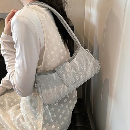 Suede Purse Elegant Textured Suede Bag for Women Lightweight Underarm Vintage Tote Purse Trendy Alt for Prom Weddings 20252