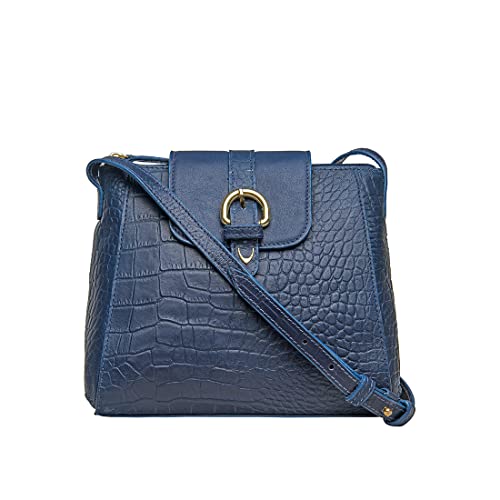 Hidesign Women’s Sling Bag (Blue)