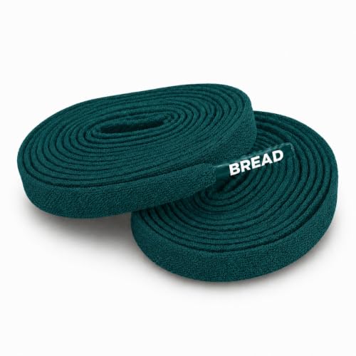 Image of Bread Elastic Shoelaces - Tie Once, Slip On Convenience - Premium Stretch Laces for Boots, Running Shoes, and Everyday Wear