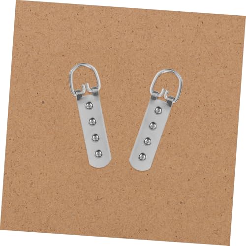 Image of 8pcs Modern Design D-Ring Picture Hangers Easy to Install Metal Frame Hooks for Wood Plastic Metal Frames