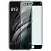 Produktbild zanasta Displayschutz Xiaomi Mi 6 Schutzfolie aus gehärtetem Glas [Vollständige Abdeckung] Hartglas, Anti-Kratzer Screen Protector (3D Full Cover/gebogen) Schwarz
