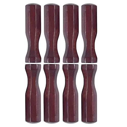 Soccer Table Handles, 5/8 inch Wooden Foosball Handle Grip, 8 Pack