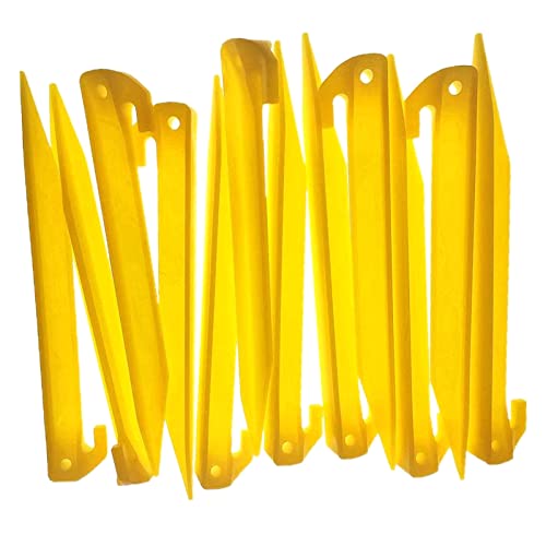 20 strapazierfähige Kunststoffzelte Posts 30cm Kunststoff Heringe