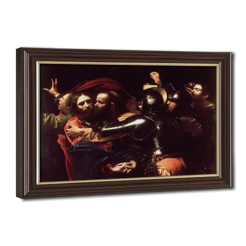 Toile Caravaggio La prise du Christ pour sublimer la décoration de votre bureau