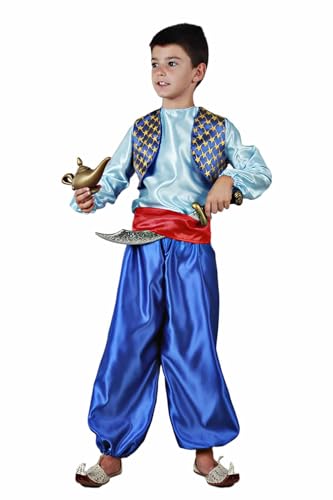 Fycar Traje génio Aladin infantil - tamanho 8