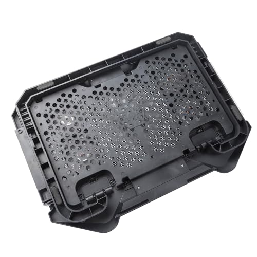 Base de refrigeración para laptops con ventiladores y luz LED miniatura 7