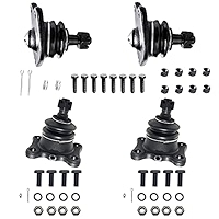 4-Piece Front Lower Ball Joint & Outer Tie Rod Kit For Buick Skyhawk, Chevy Cavalier, Pontiac Sunbird (ES2216, ES2217, K5273)
