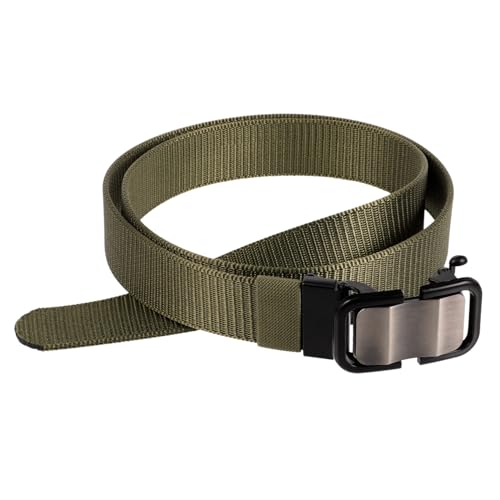 Men's Nylon Casual Belt Lightweight Outdoor Utility Waistband for Jeans and Trousers Breathable Versatile Design for Hiking Camping and Daily Wear